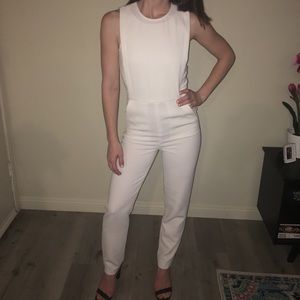 THEORY white jumpsuit size 00 (fits like a 0-2)